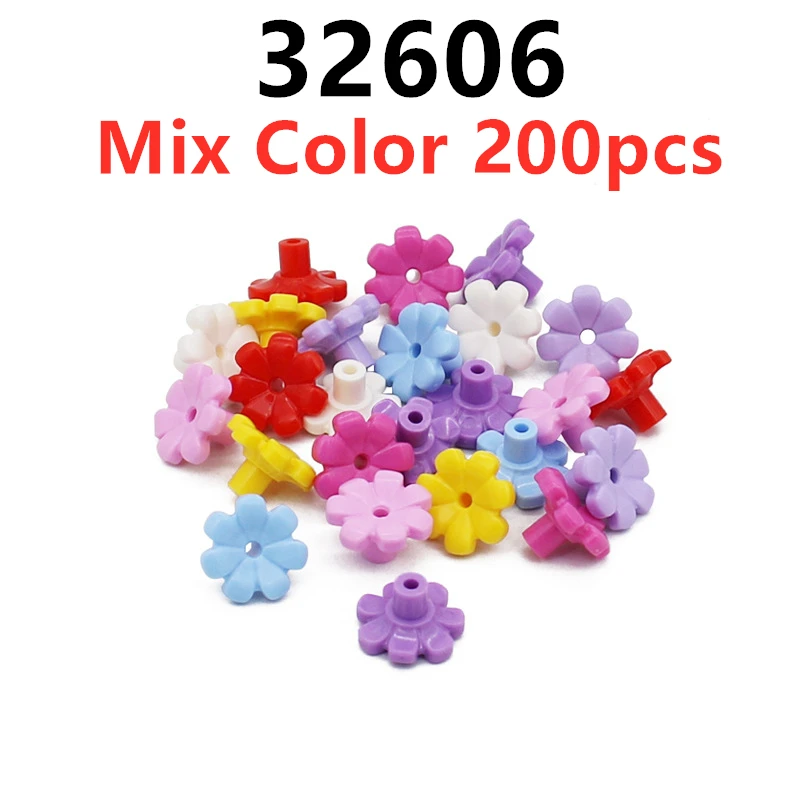 MOC Jungle Garden Building Blocks Set with Trees, Grass, and Flowers