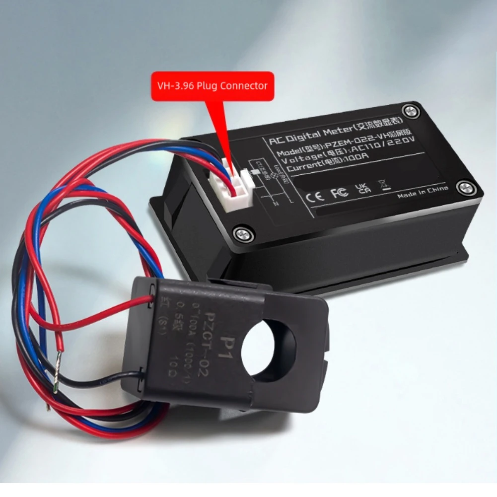 Y5GD 다기능 AC110V/220V 전류 전력계 컬러 LCD 디지털 디스플레이 전력 모니터 100A 고정밀 모니터