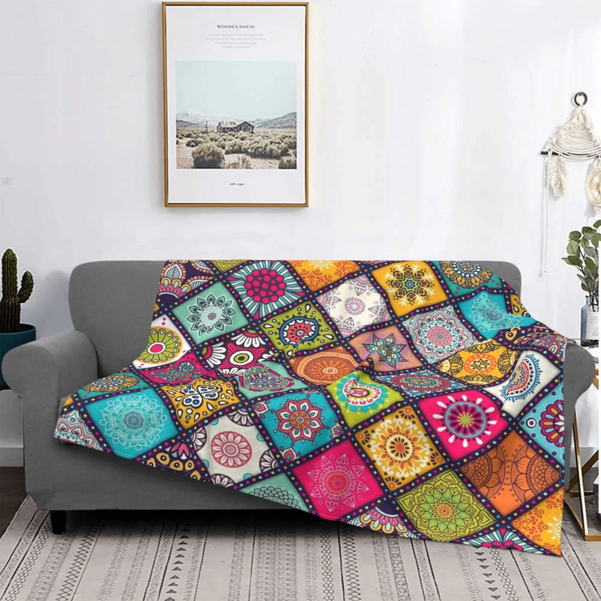 плед бохо. покрывало wess boho. покрывало сканди бохо. плед в стиле бохо. плед бохо.