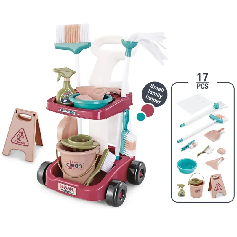 Preschool Cleaning Toy Set Children Home Cleaning Tools