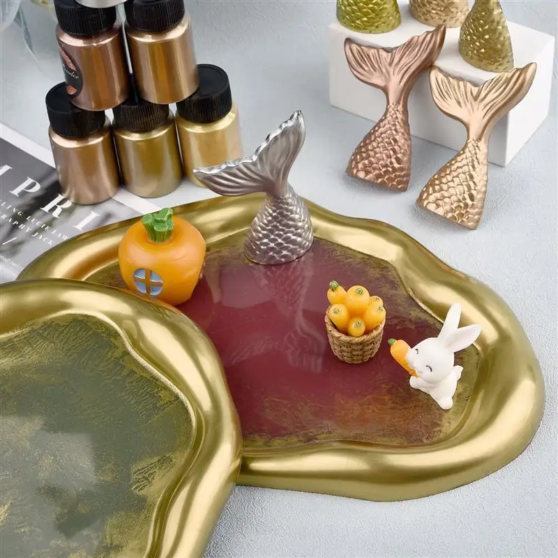 20 Ml Shimmer Metallic Gold Silver Color Pigment