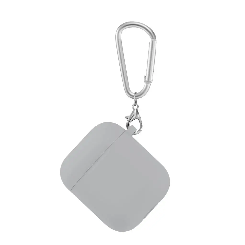 Soft Silicone Protective Earphone Case with Keychain Accessories
