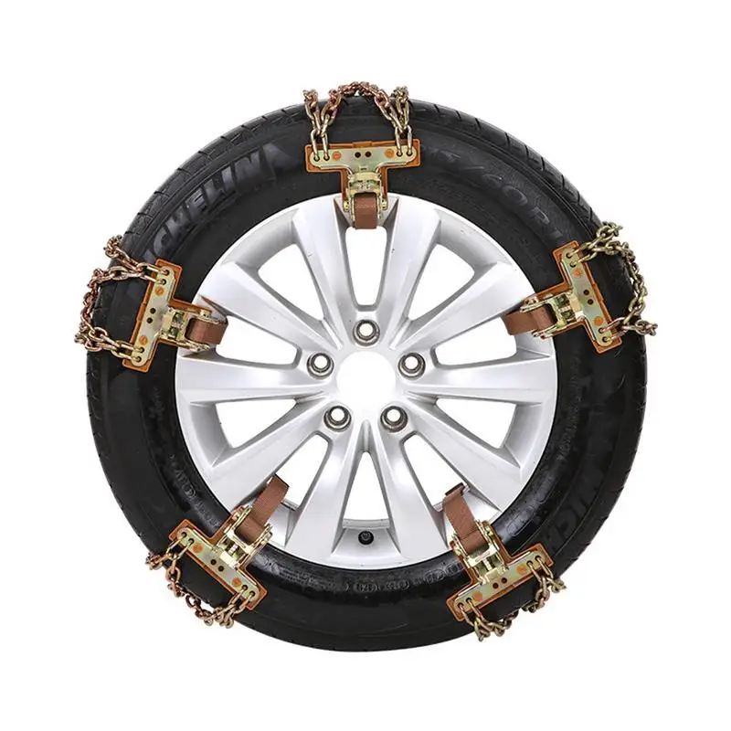 Universal Winter Anti Skid Snow Chains Outdoor Emergency Automobile Tire Crawler Anti-Slip Chain Automotive Wheels Accessories