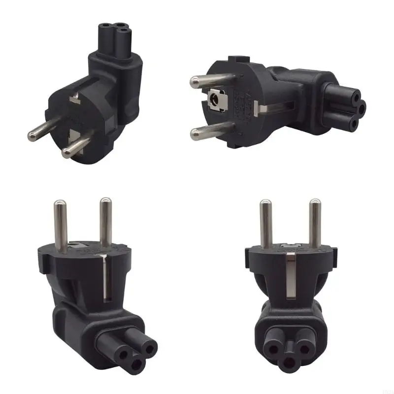 2PCS EU 세트 EU 4.8mm IEC320 C5 랩톱 프린터 노트북 용 어댑터 변환기 193a