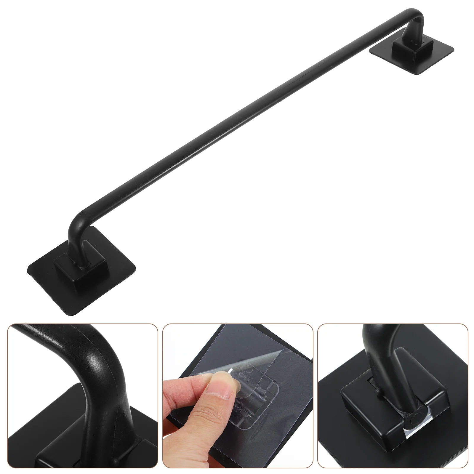 

Removable Towel Bar Tower Storage Holder Slipper Wall -mounted Rack for Home