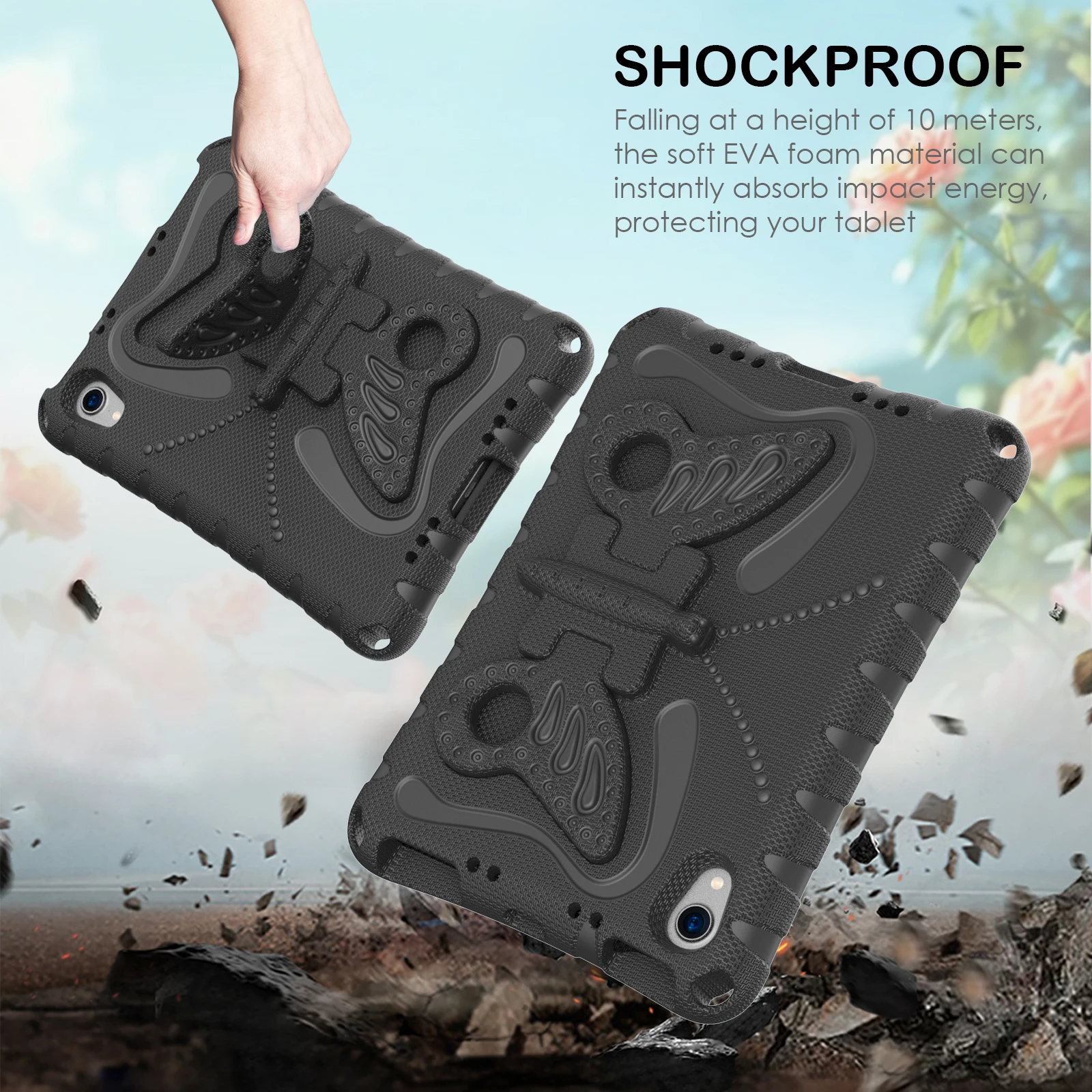 Adorable Butterfly Stand Shockproof Kids Tablet Case