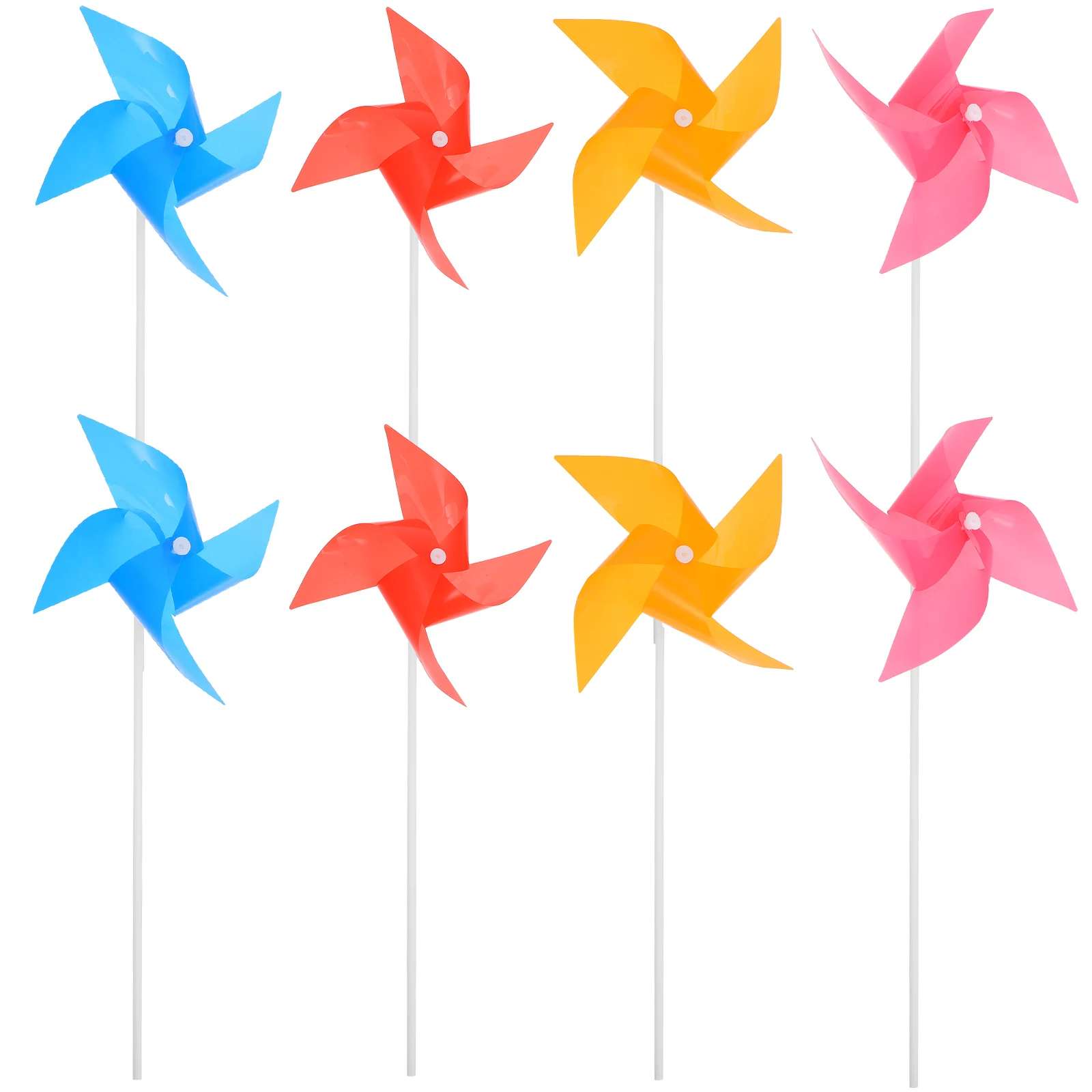 Windmill Toys 100Pcs Plastic Windmill Colorful Pinwheel Wind Kids Playing Toy Wind Sculptures Spinners Garden Landscape Decor Mixed Color