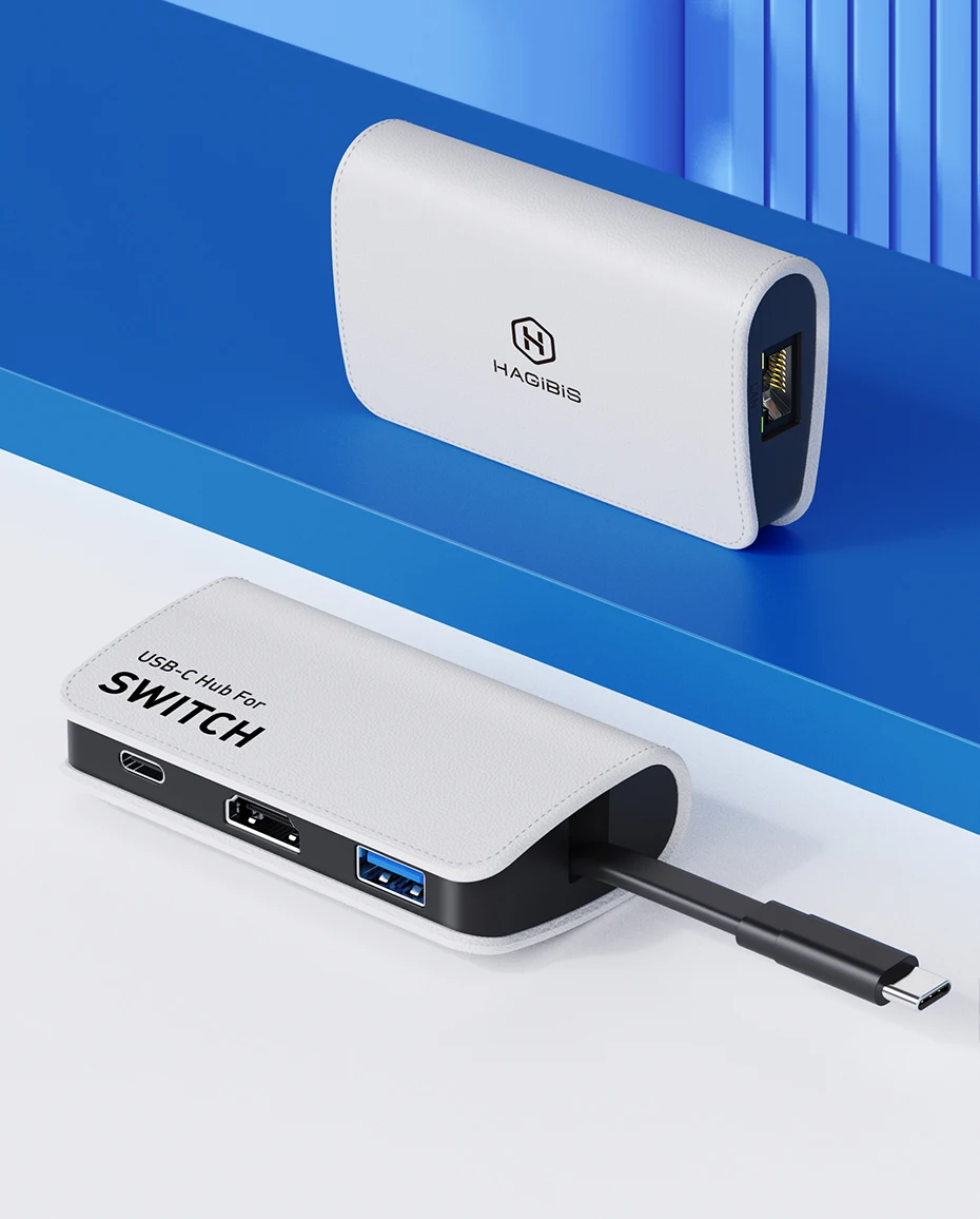 hagibis portátil doca para nintendo tv dock para ethernet hub pd docking station