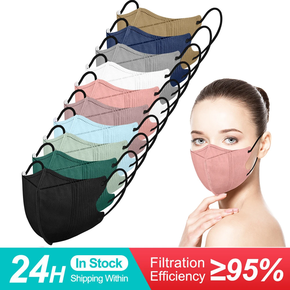 3D Design Disposable Face Mask Chirurgical 4 Layers Meltblown Non-woven Fabric Facial Mouth Mascarillas Quirurgicas Homologadas