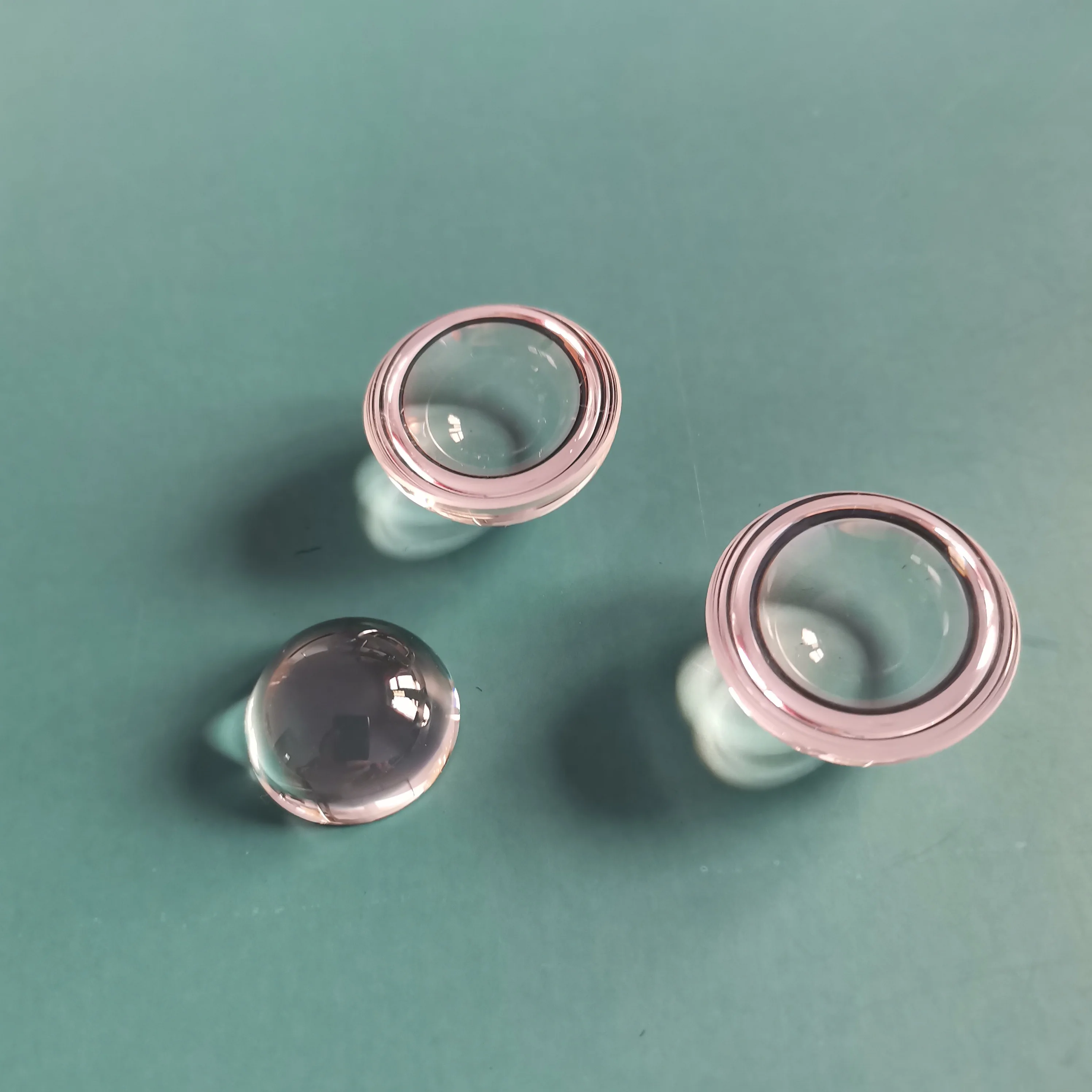 Small Half Ball Lens JGS1 Fused Silica D2mm H1mm