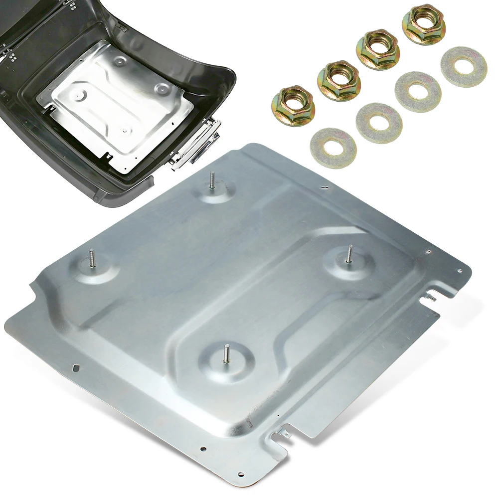 

Metal Trunk Tour Pak Pack Base Plate Fits For 2014-2020 Harley Touring Road Glide Street Glide Road King Ultra Glide FLT FLHT