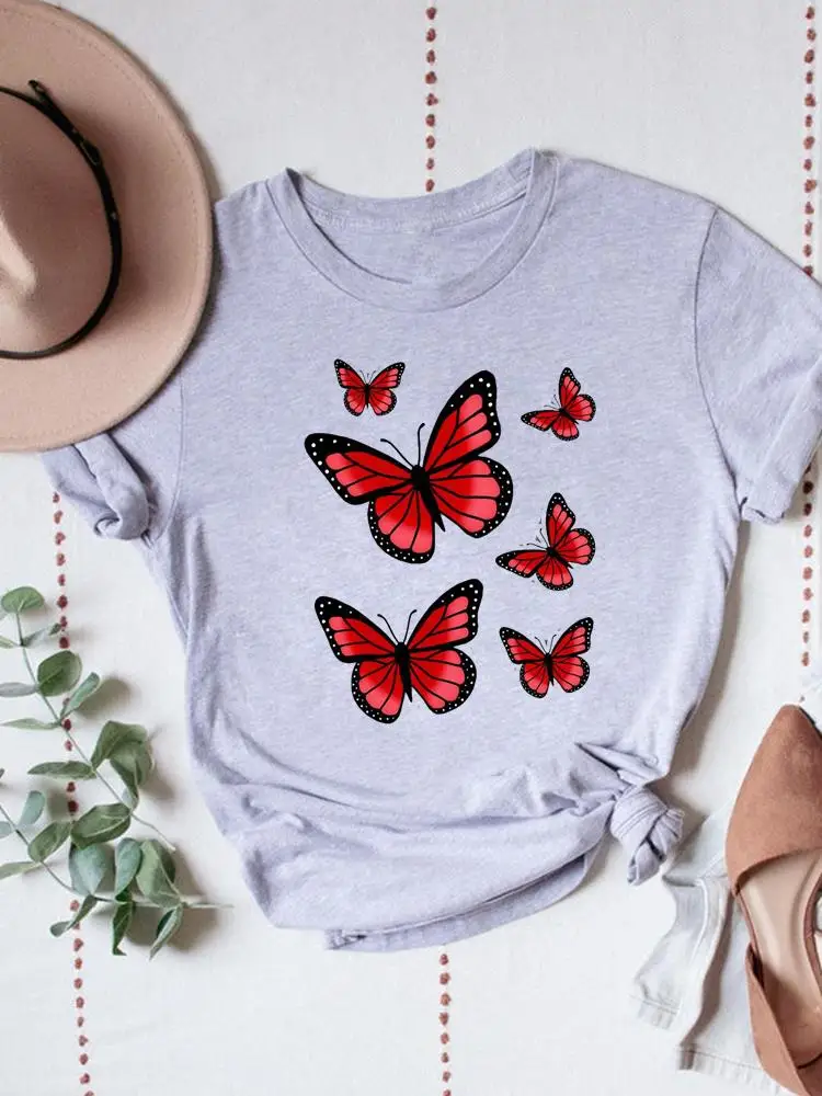 

Женская футболка с коротким рукавом, принтом и графическим принтом