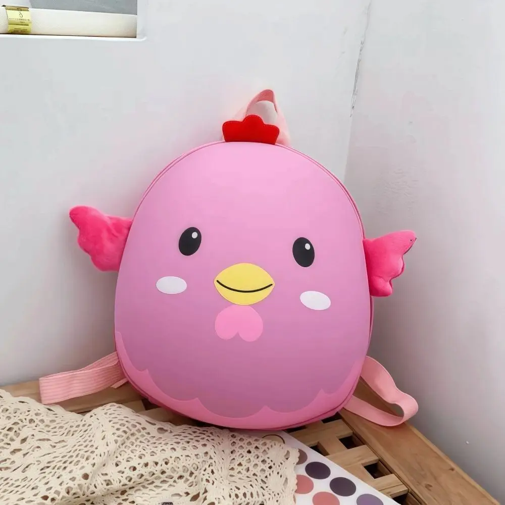 Unique 3D Egg Shell Backpack Large Capacity Simulation Chick Backpack Waterproof Cartoon Children SchoolBags Kid Gift 3