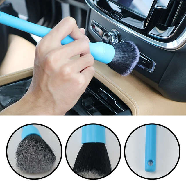 Car Interior Cleaning Tool Brush with Cover,Car Brush Car Detailing Brushes  Interior Duster,Auto Interior Soft Bristles Cleaning Car Detailing Brush  Dusting Tools : : Car & Motorbike
