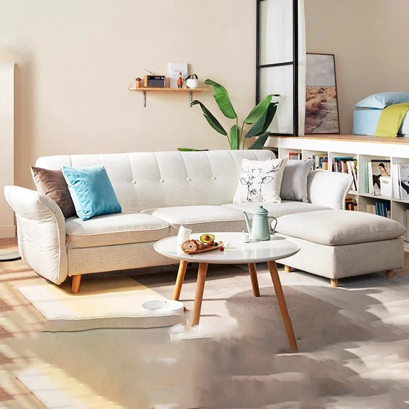 

Modular Living Room Sofas Modern Back Rest Nook Beds Solid Colors Nordic Lazy Sofa Chair Corner Lounge Chaise Designer Furnitur