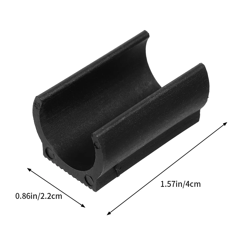 U Shaped Chair Leg Trampoline Cap Rubber Protectors Furniture Feet Pads Cover Scratches 25Pcs Couch