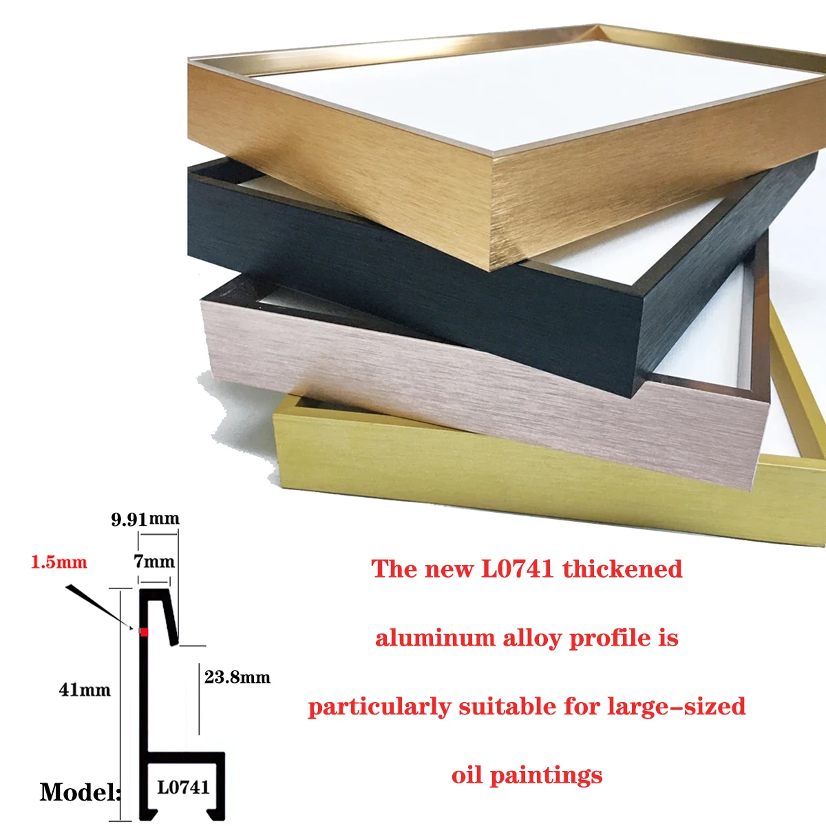 CORNICE PER FOTO QUADRI TELE POSTER PORTAFOTO 24 X 30CM AZZURRA 68619 - Foto 14