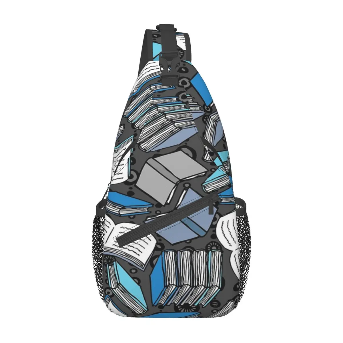 

So Many Books Chest Bag Modern Durable Daily Nice gift Multi-Style
