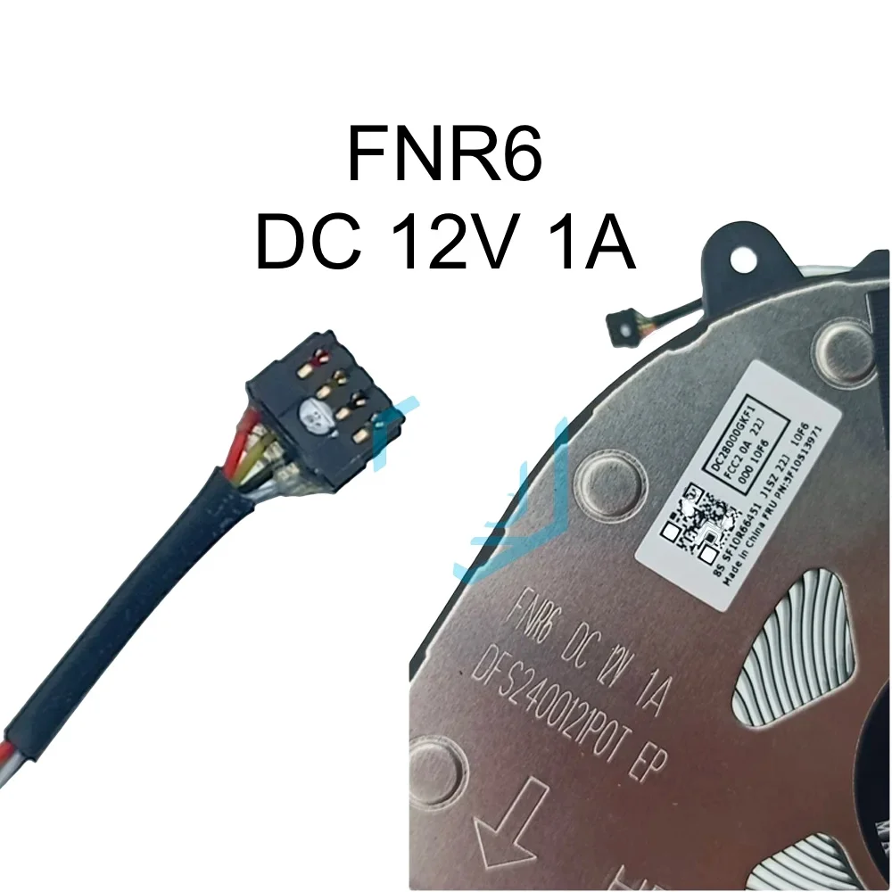 Laptop CPU GPU Fan Cooler For Lenovo Legion S7-15ACH6 82K8 Cooling Radiator 5F10S13971 5F10S13972 DFSCL12E16486L FNR5 FNR6 12V