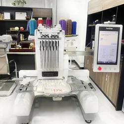 3 Hours Use Japan 655 Embroidery Machine Industrial Application Single Head Embroidery Machine Computer Key Motor