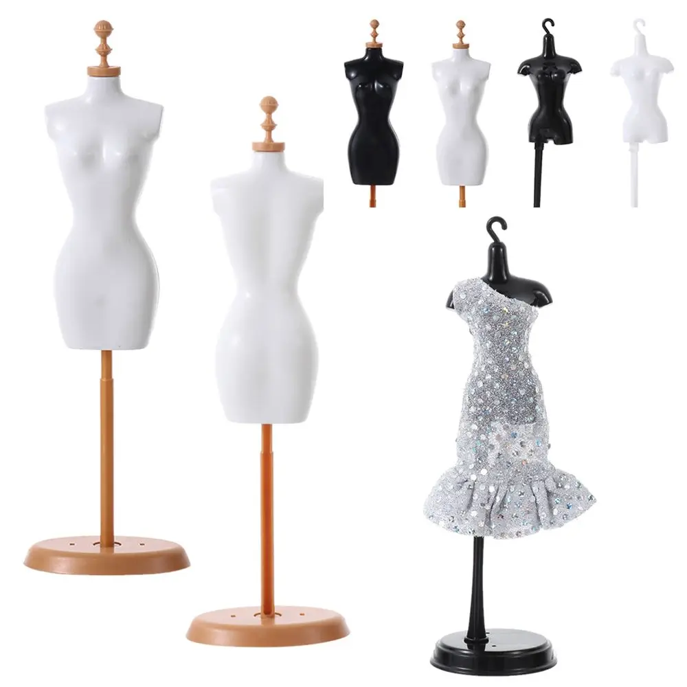 Mini Clothes Hanger Display Holder Support For Doll Clothes Outfit Dress Mannequin Model Stand For Dollhouse 1/6 Dolls Accessory doll stand doll clothes accessories doll accessories