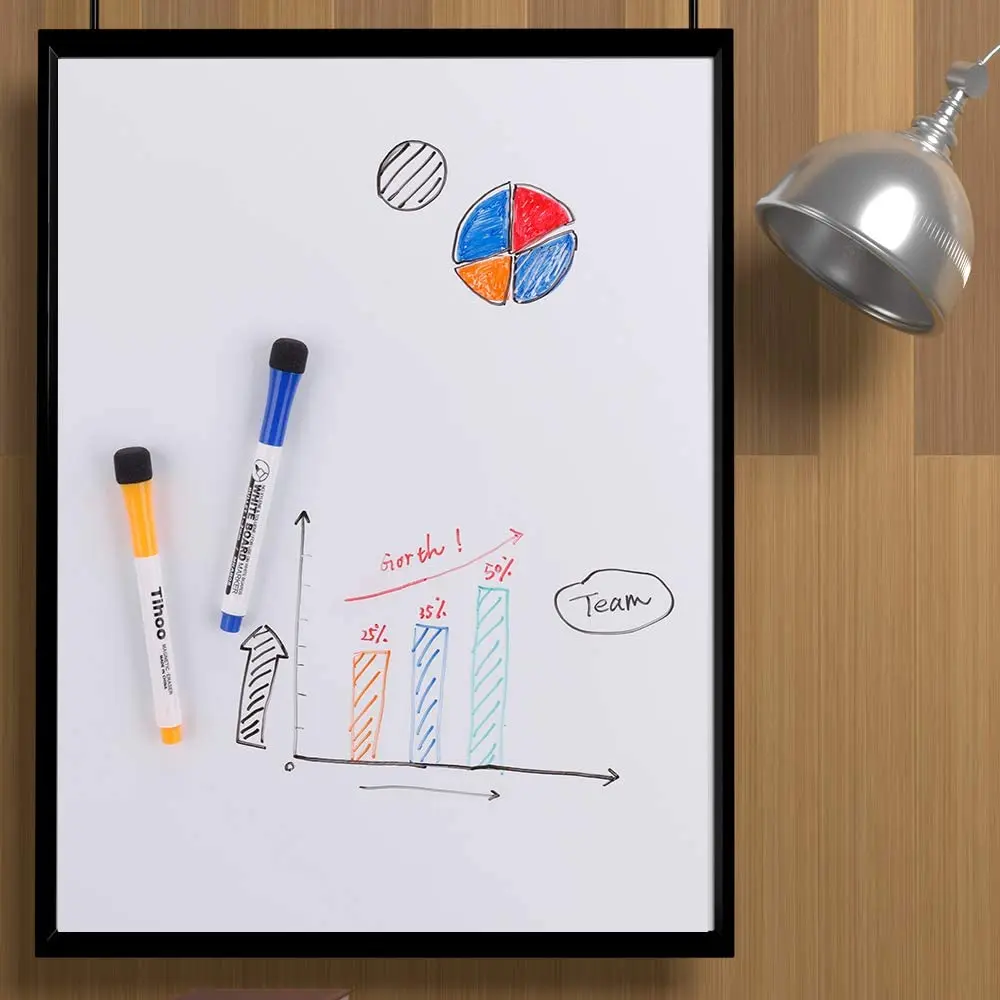 Tenwin 지울 수 있는 마그네틱 화이트보드 마커 펜, 칠판 마커, 분필 유리 세라믹, 사무실 아트 마커, 문구, 8 색