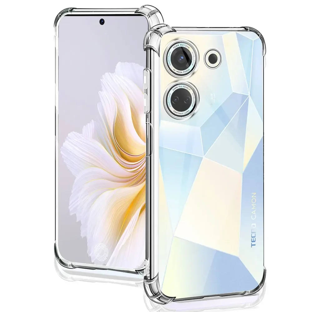 Silicone Soft Clear Shockproof Phone Case Cover