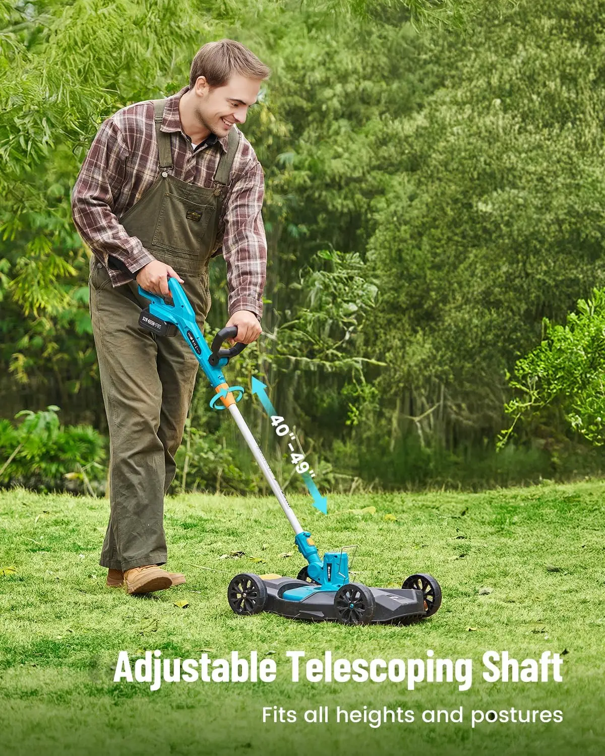 Seesii in Electric String Trimmer Leaf Blower Combo Kit