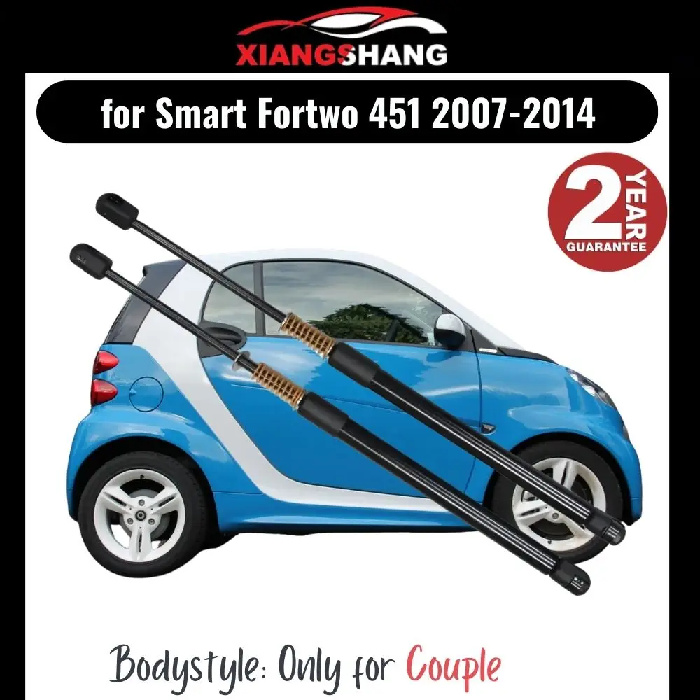 ATEC Germany 2x molla a gas portellone posteriore 90 N molla a gas ammortizzatore stivale Compatibile con SMART FORTWO Coupé (451