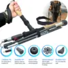 2Pcs Lightweight Trekking Sticks Canes Folding Climbing Poles Walking Poles 3-Folded Rod Cane for Sitting EVA+Cork Handle Sticks 5