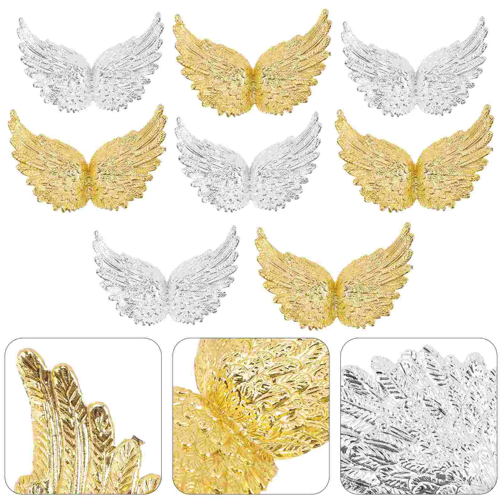 

Mini Wing Ornament Angel Wing Cake Decoration DIY Crafts Accessories DIY Decor Angel Wing Plastic Angel Wing Cake Decor