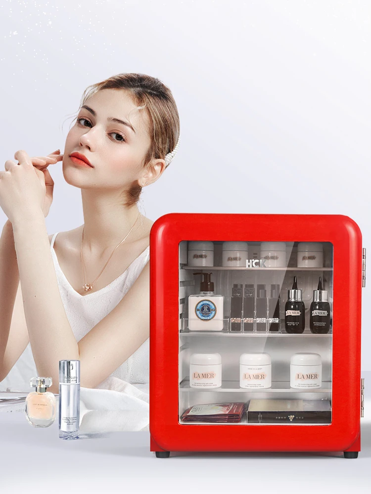 Hck Cosmetics Refrigerator Retro Small Mini Skin Care Facial Mask Beauty Beauty Skincare Fridge
