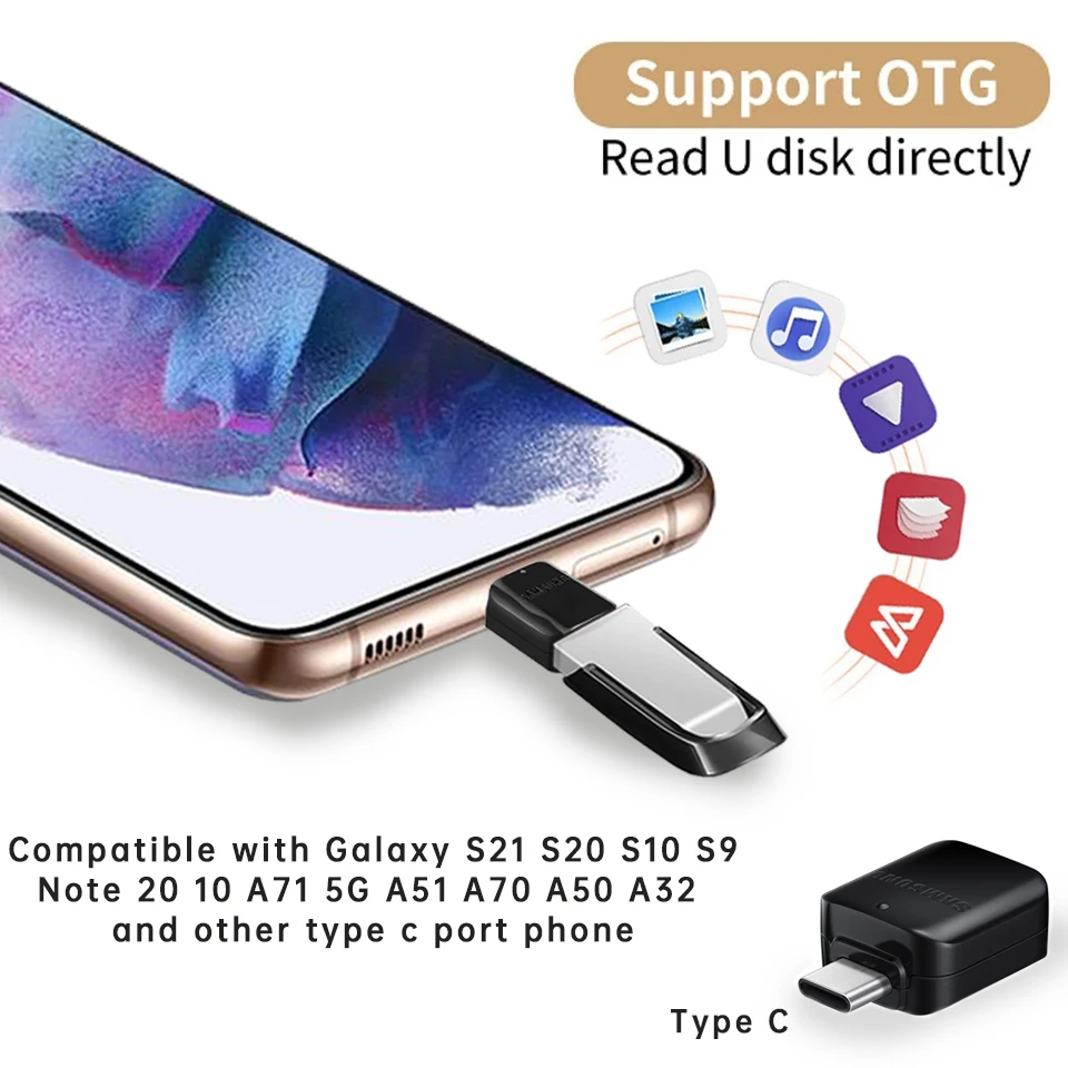 Usb C Otg Samsung S9 Samsung Galaxy Oem Samsung Otg Usb Connector