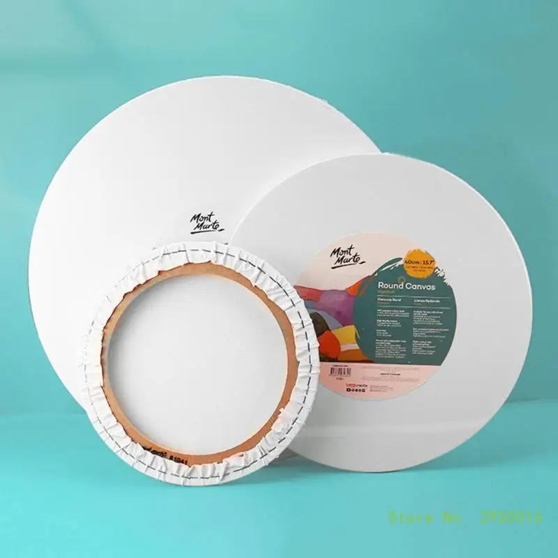 Blank Canvas Canvas Frame Round Oval Heart Shaped Stretched Painting Panel Boards Oil Paint Sketchpad