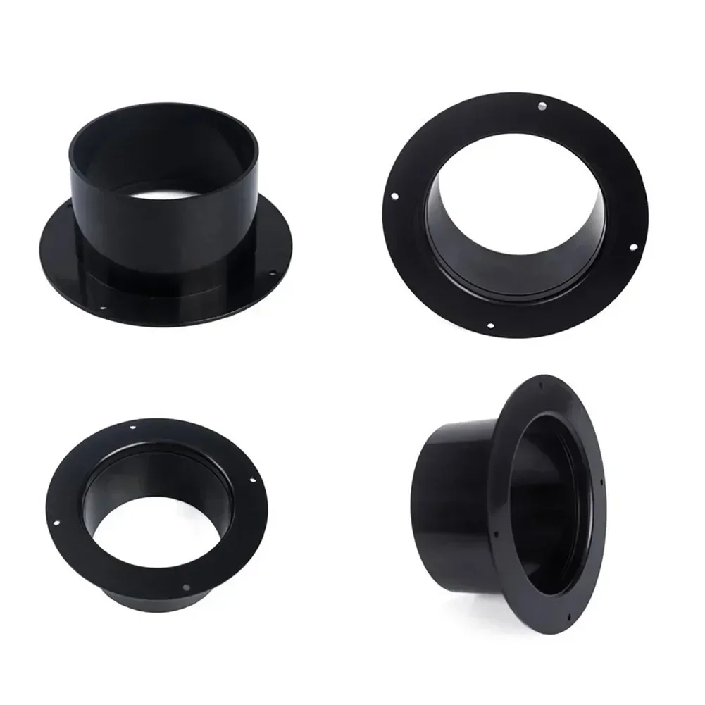 100/125/150mm Straight Pipe Flange Connector Ventilation Ducting Exhaust Pipe Connectors Air Outlet Exhaust Outlet Connector