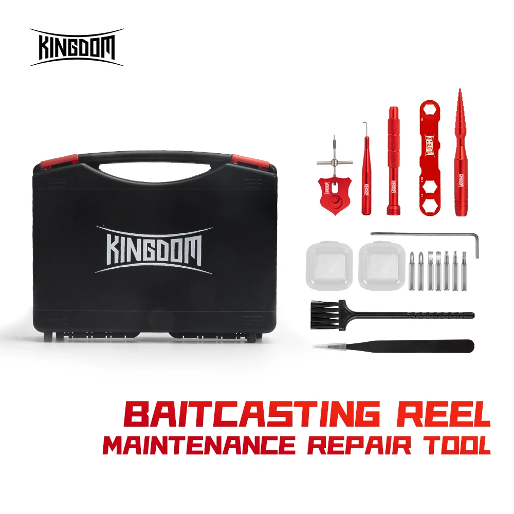 Kingdom DIY Baitcasting Fishing Reel Material Repair Kits Combo Lightweight  Tool Spool Maintenance Device Pin 10pcs Bearing Tool