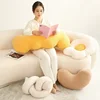 Nordic Cloud Throw Pillow Geometric Shape Plush Round Ball Throw  Distorted Twisted Throw Cushion Sofa Headrest Float Window 2