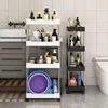Must-Have 4-Layer Rolling Utility Cart – Waterproof, Space-Saving & Multipurpose For Bathroom, Kitchen & Living Room 4