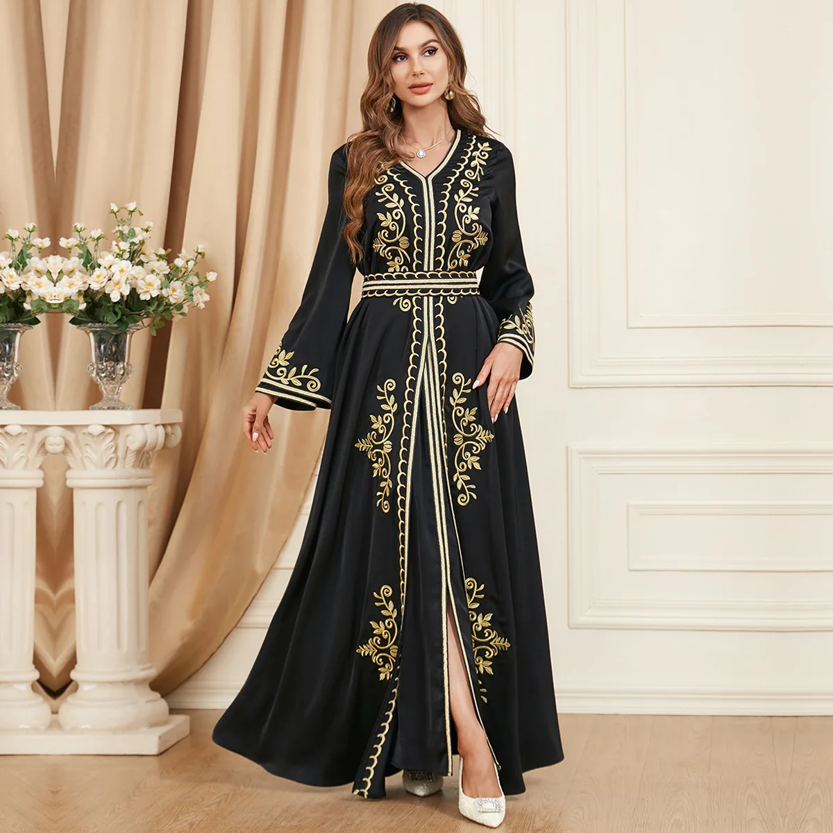 bordado-kaftan-vestido-para-mulheres-muculmanas-kaftan-marroquino-split-hem-vestuario-islamico-caftan-robe-abaya-vestido-para-o-ramada-ramada-2-pecas