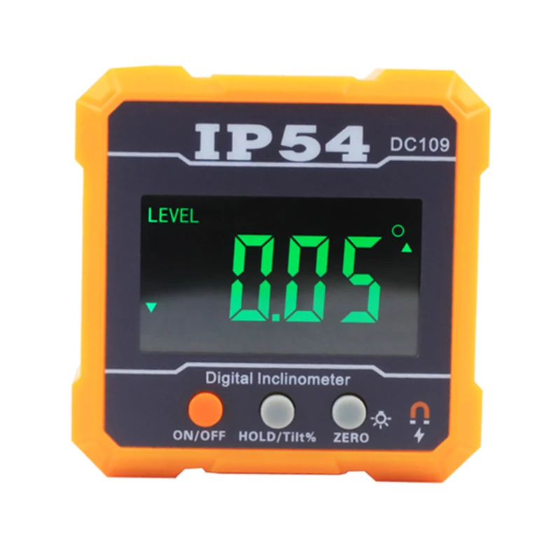 Digital angle protractor level gauge carpenter measuring tool angle measuring tool angle protractor digital angle meter woodworking measuring tool digital inclinometer digital level 4*90 &deg; magnetic inclinometer protractor precision level box woodworking digital electronic level digital angle finder