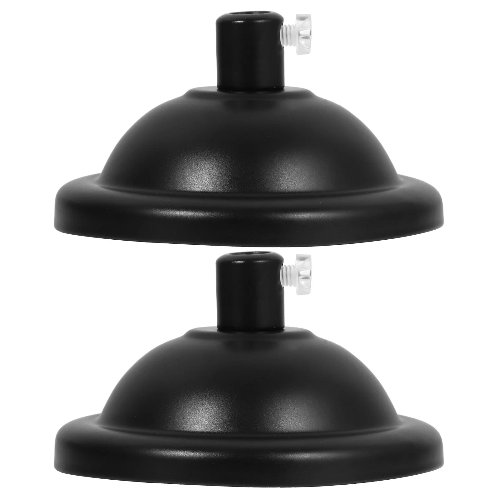 

2 Pcs Base Birthday Decoration for Girl Ceiling Light Cover Plate Steel Chandelier Parts