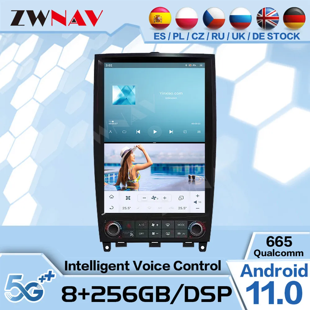 

Qualcomm Tesa- Android 11 Multimedia For Infiniti QX50 EX25 EX35 2009 2010 2011 2012-2019 GPS IPS Navi Radio Receiver Head Unit