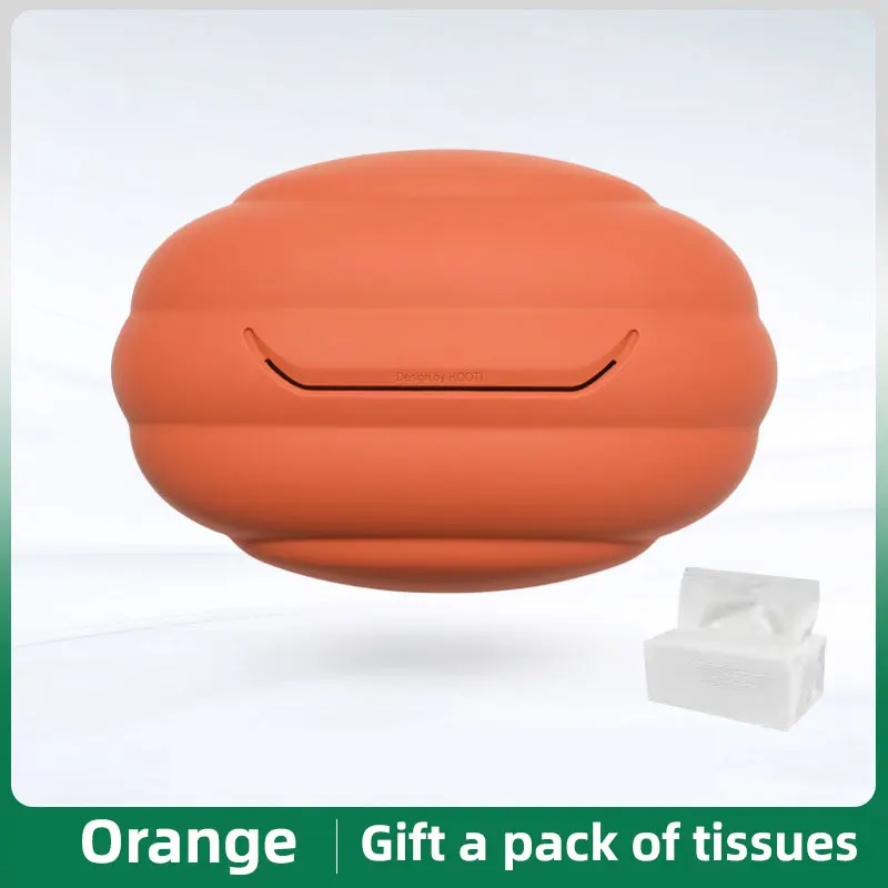 thumbnail image 1 of Bolsa de pañuelos para automóvil Cloud, caja de pañuelos de silicona suave, parasol, reposacabezas del asiento, bolsa de pañuelos trasera, hebilla, correa de instalación, soporte para servilletas, 1 of 5