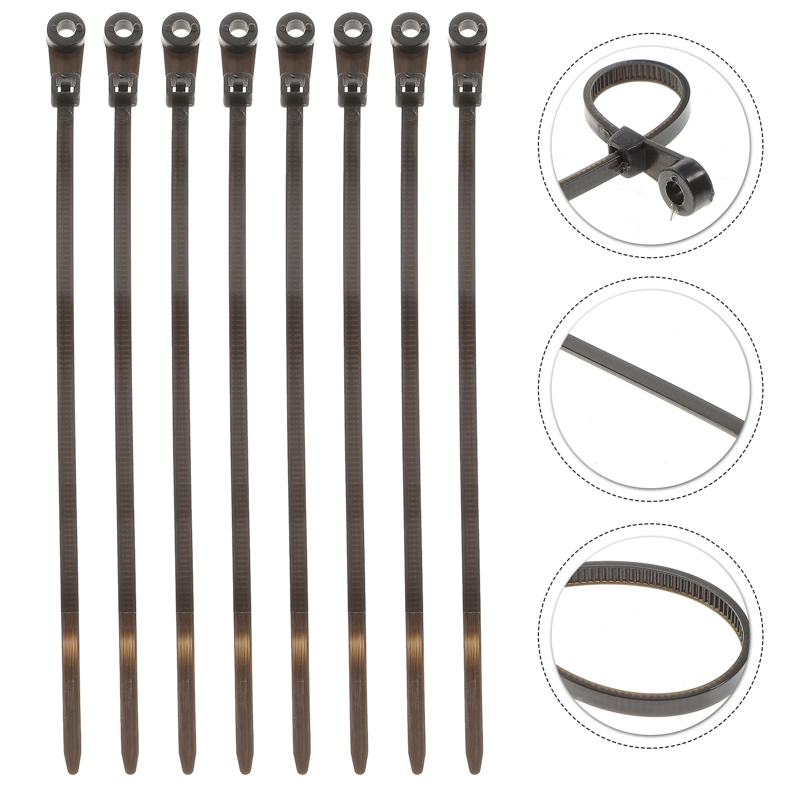 

100pcs Self-locking Cable Ties Binding Ties Self-Locking Cable Zip Ties for Home
