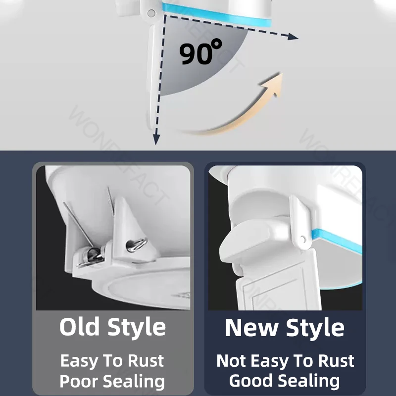 Toilet Odor Proof Core Stainless steel Toilet Odor-proof Core Bathroom Odor-proof Cover Insect-proof Quick Drainage Toilet Pipe Fittings