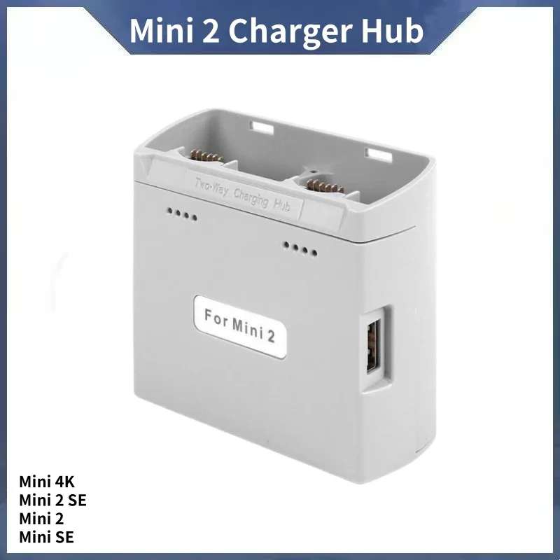 For Mini 2 Battery Two Way Charging Hub Compatible with Mini 4K/Mini 2SE Series Drone Charger Brand New