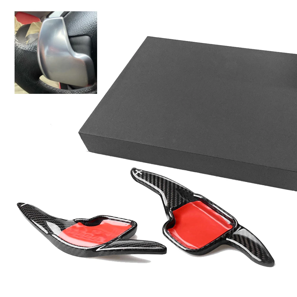 Car Styling Real Carbon Fiber Steering Wheel Extension Paddle Shift For Bmw F30 F31 F32 F10 F20