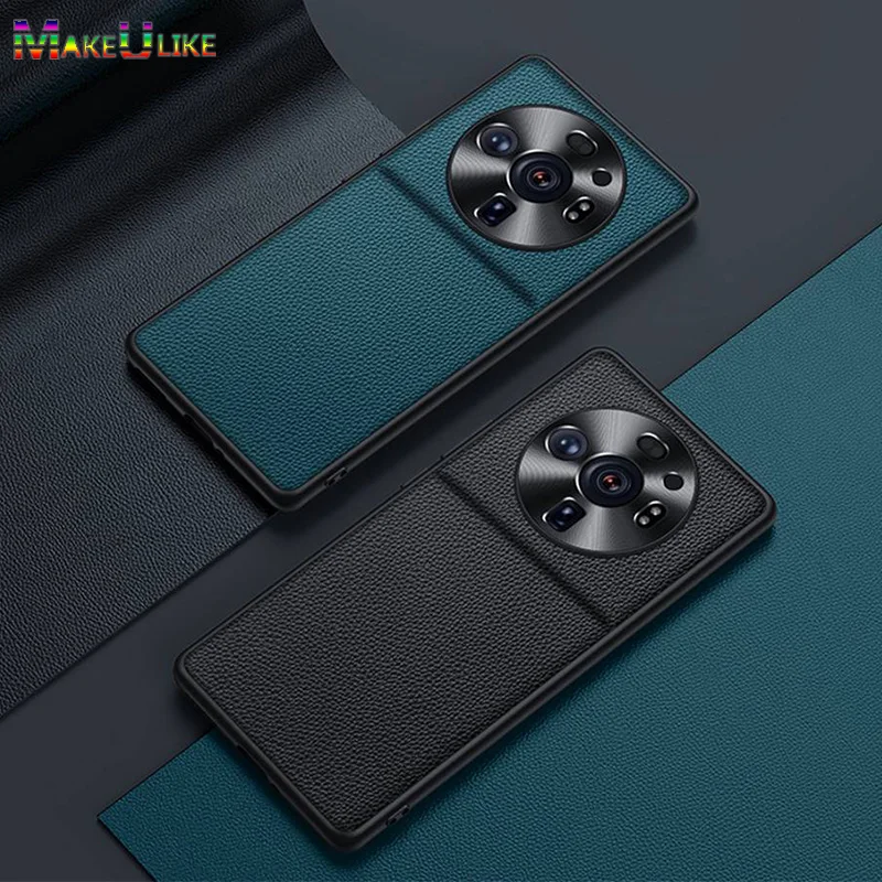 

Genuine Leather Case for Xiaomi 12S Ultra Case Luxury Shockproof Metal Camera Lens Protect Cover for Xiaomi Mi 12s Ultra Case