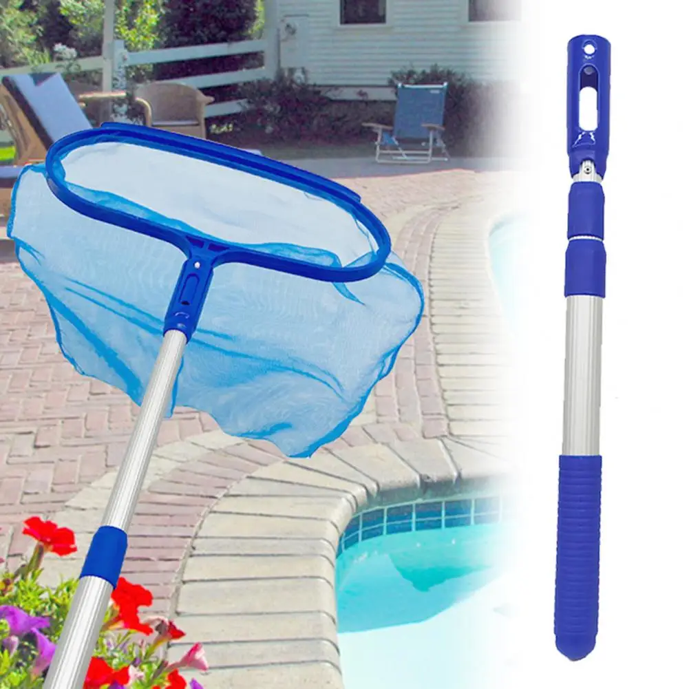 Telescopic Pool Cleaner Handle Rod Fishing Net Supplies 150cm For Pool Cleaning Swimming Pool Cleaning Kit