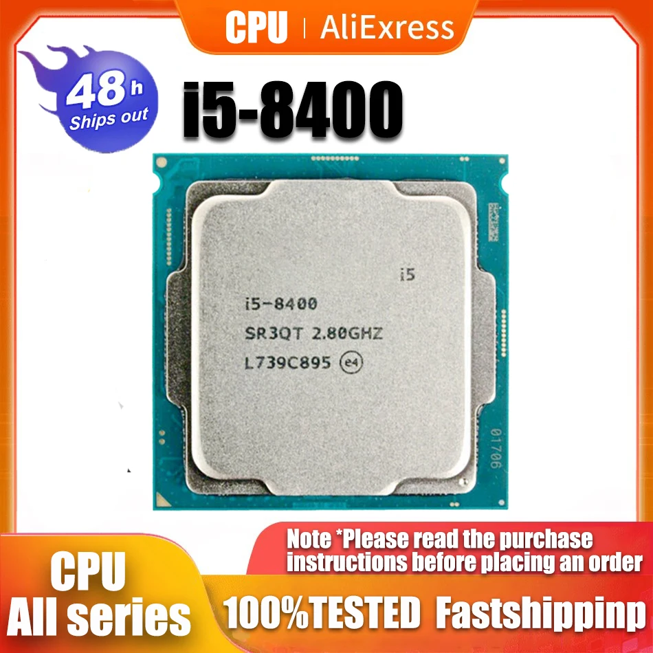 Processore Cpu Intel Core I5-8400 I5 8400 2.8Ghz A Sei Core A Sei Thread Usato 9M 65W Lga 1151